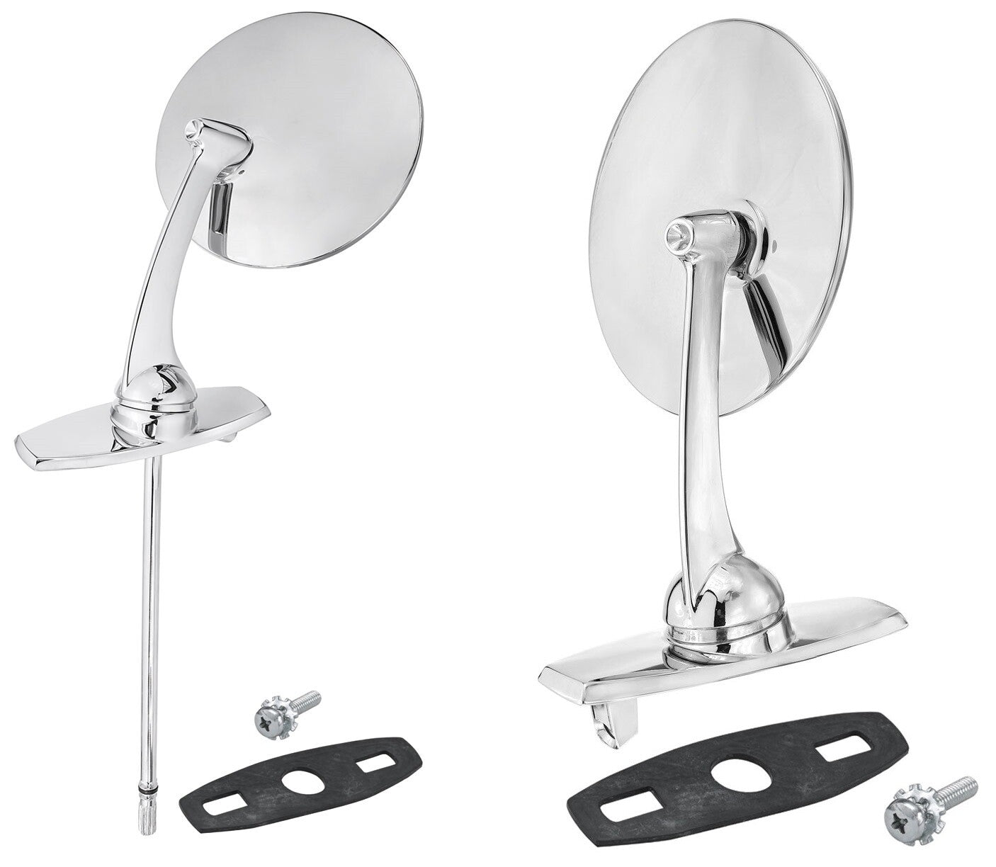 Exterior Rear Side View Mirror Assembly - Pair 1961-1964 Cadillac