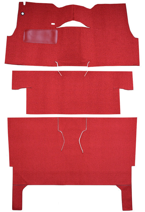 1956 Chevrolet Two-Ten Series 2DR Wagon Bucket Seat Pass Area Carpet