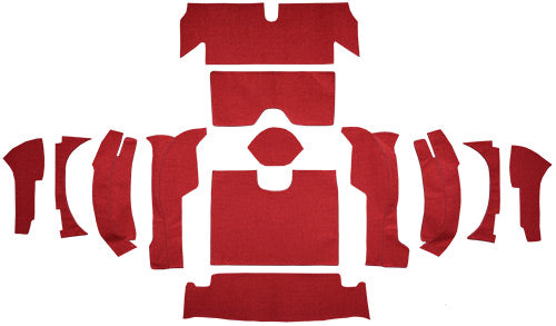 1964 Chevrolet Corvette Roadster Rear with 36 Gallon Tank No Pad Carpet