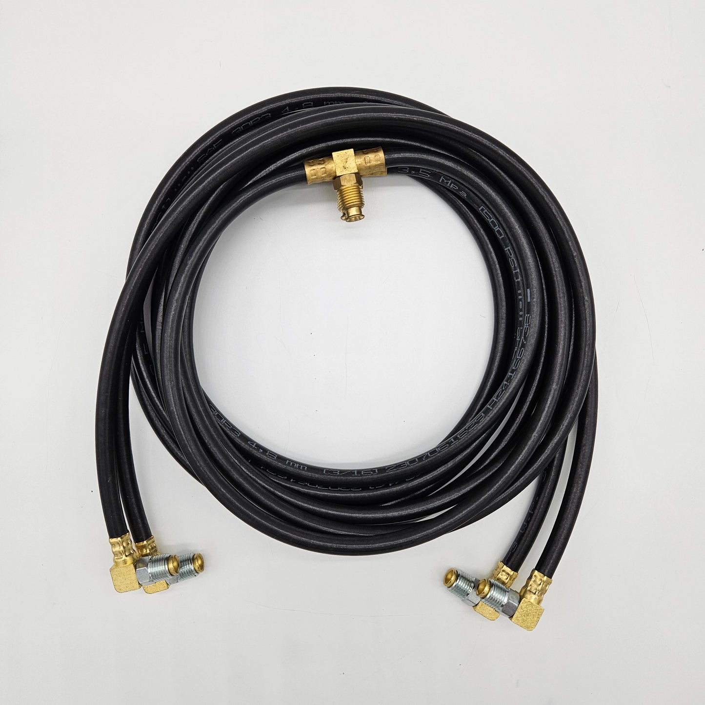 Upper and lower hydraulic hose set
Fittings attached
Made in USA