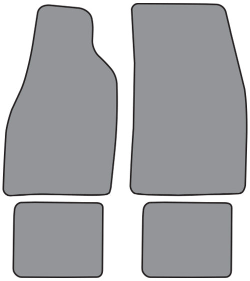 1954-1956 Oldsmobile 98 Floor Mat 4pc Loop (FM180F, FM18R)