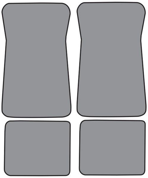 1974-1976 Chevrolet Caprice Floor Mat 4pc Cutpile (FM20F, FM18R)