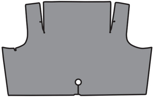 1969-1970 Mercury Cougar Coupe Trunk Mat TM Vinyl