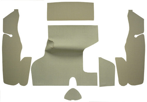 1955-1956 Mercury Montclair Trunk Mat Hardtop/Sedan with Boards Burtex