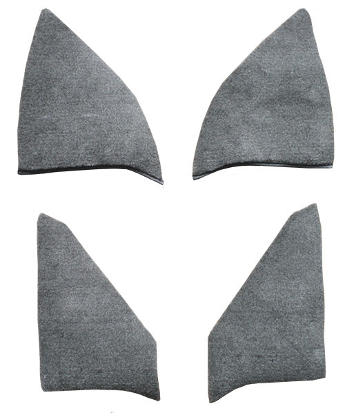 1979-1986 GMC C2500 Crew Cab Inserts without Cardboard Kick Panel Carpet