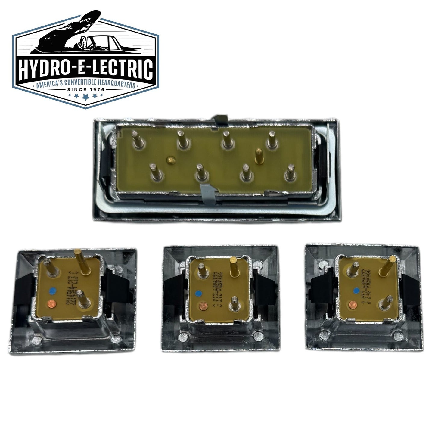 Window Switch Set- 4 Button & 3 Singles for 1971-1977 Chevrolet Impala & Caprice