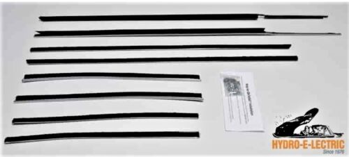 Beltline Weather Strip Felt 8 Piece Kit, 1963-1965 Buick Riviera