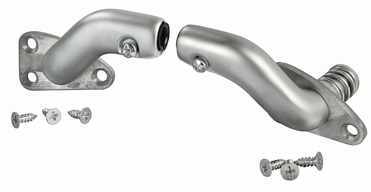 Sun Visors, Black Vinyl & Bracket Set, 1968-1972 Chevelle & Malibu Convertible