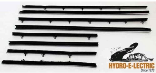 Beltline Weather Strip Felt 8 Piece Kit, 1969 Buick Skylark Convertible