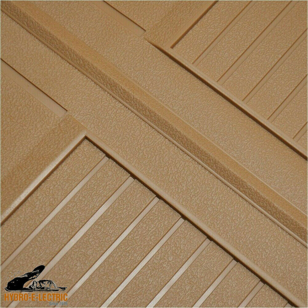 Floor Mats, Tan Rubber, Set of 4 - Fits many 1973-1988 GM cars