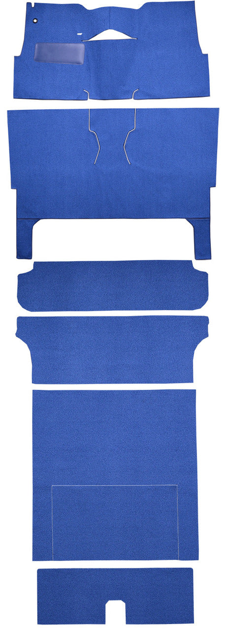 1957 Chevrolet One-Fifty Series 2DR Wagon Bucket Seat Complete Carpet