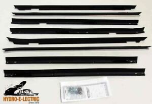 Beltline Weather Strip Felt 8 Piece Kit, 1980-1989 Cadillac Fleetwood