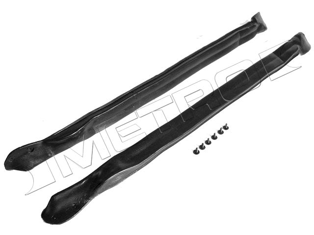 1971-1976 GM Full-size Convertible & 2-Door Hardtop A-Pillar Post Weather Strip, Pair