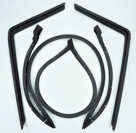 Hardtop Roof Rail Weather Strip Set, 1968-1975 Chevrolet Corvette Seals
