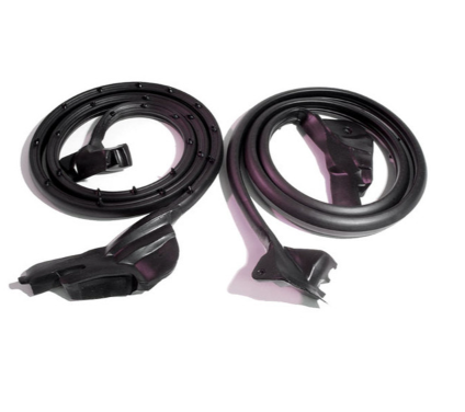 Door Weather Strip Seals - Pair, 1990-1996 Chevrolet Corvette