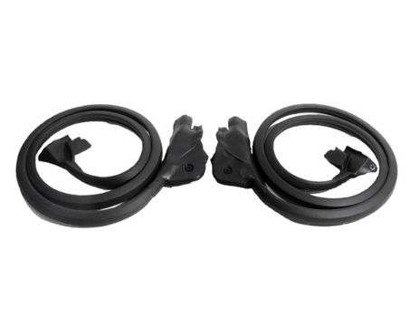 Door Weather Strip Seals - Pair, 1984-1989 Chevrolet Corvette
