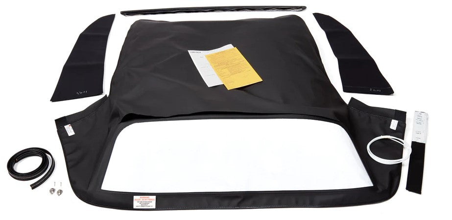Canvas Convertible Top, Small Plastic Window, 1983-1994 Porsche 911 SC, Carrera