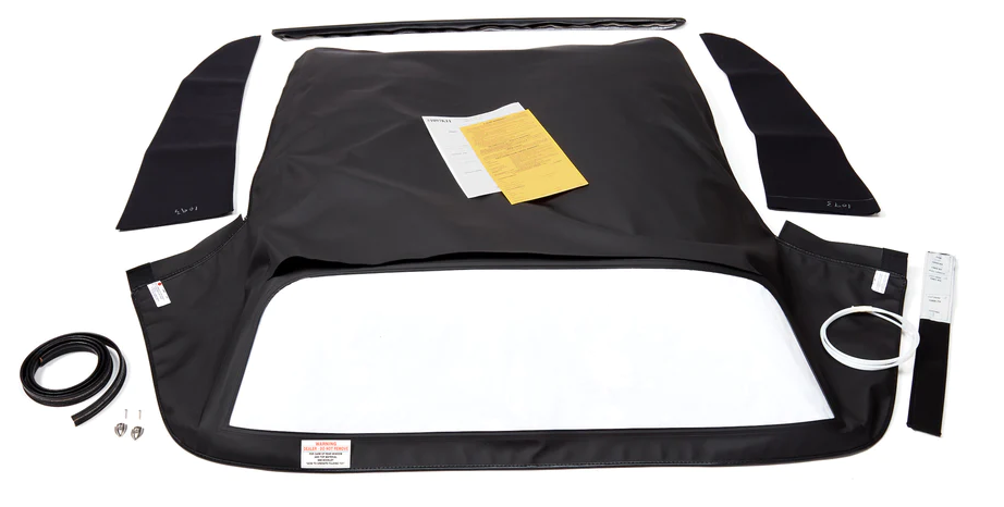 Vinyl Convertible Top, Plastic Window, Pads 1955-1956 Ford & Mercury