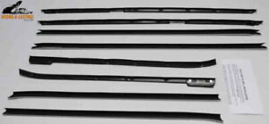 Beltline Weather Strip Felt 8 Piece Kit, 1965 Cadillac DeVille Convertible