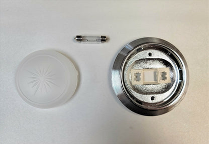 Interior Rear Dome Lamp w/ OE Wiring Harness & Bulb 1970-1972 Chevrolet Nova