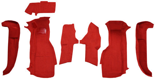 1994-1996 Chevrolet Corvette Front Set without Door Panels Carpet Mass