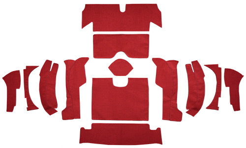 1963 Chevrolet Corvette Roadster Rear with 36 Gallon Tank No Pad Carpet