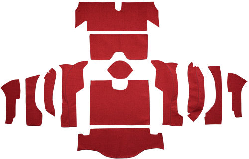 1964 Chevrolet Corvette Coupe Rear with 36 Gallon Tank No Pad Carpet