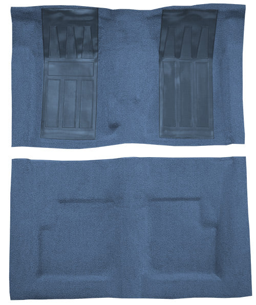 1970-1971 Ford Torino GT 2DR Convertible 4spd with 2 Med Blue Inserts Carpet