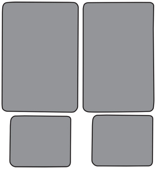1995-1999 Chevrolet Tahoe Floor Mat 4pc Cutpile (FM48F, FM18R)