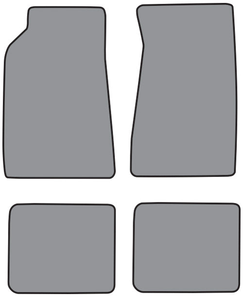 1980-1988 American Motors Eagle Floor Mat 4pc Cutpile (AM111F, FM18R)