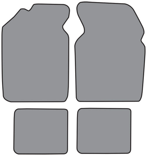 1983-1988 Chrysler New Yorker Floor Mat 4pc Cutpile (CR193F, FM18R)