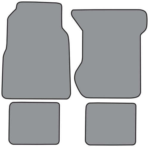 1969-1973 Ford Galaxie 500 Floor Mat 4pc Loop (FM352F, FM18R)