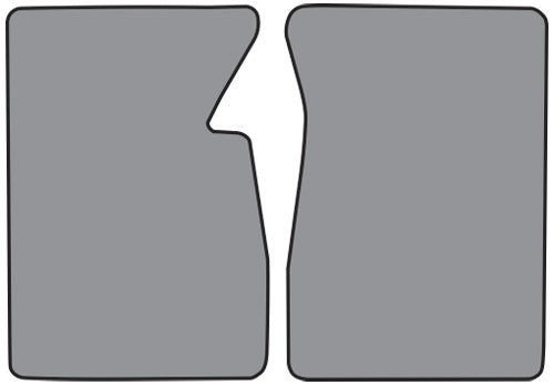 1977-1986 Dodge D150 Floor Mat 2pc Cutpile (FM32F)
