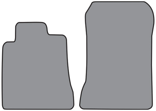 2003-2006 Mercedes-Benz SL500 Floor Mat Frt Row 2pc Cutpile (P533F)