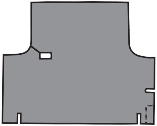 1967-1969 Dodge Dart 2DR Hardtop/Coupe Trunk Mat TM Vinyl