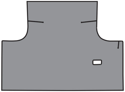 1969-1970 Chrysler 300 2DR Convertible Trunk Mat TM Vinyl