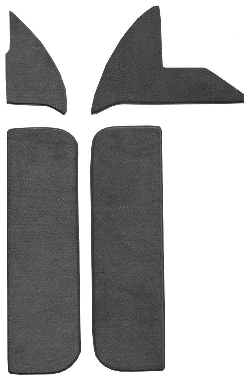 1975-1979 Dodge D100 Door & Kick Panel Inserts with Cardboard Carpet