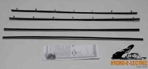 Beltline Weather Strip Felt 4 Piece Kit, 1955-1957 Ford Thunderbird 2 Door Hardtop