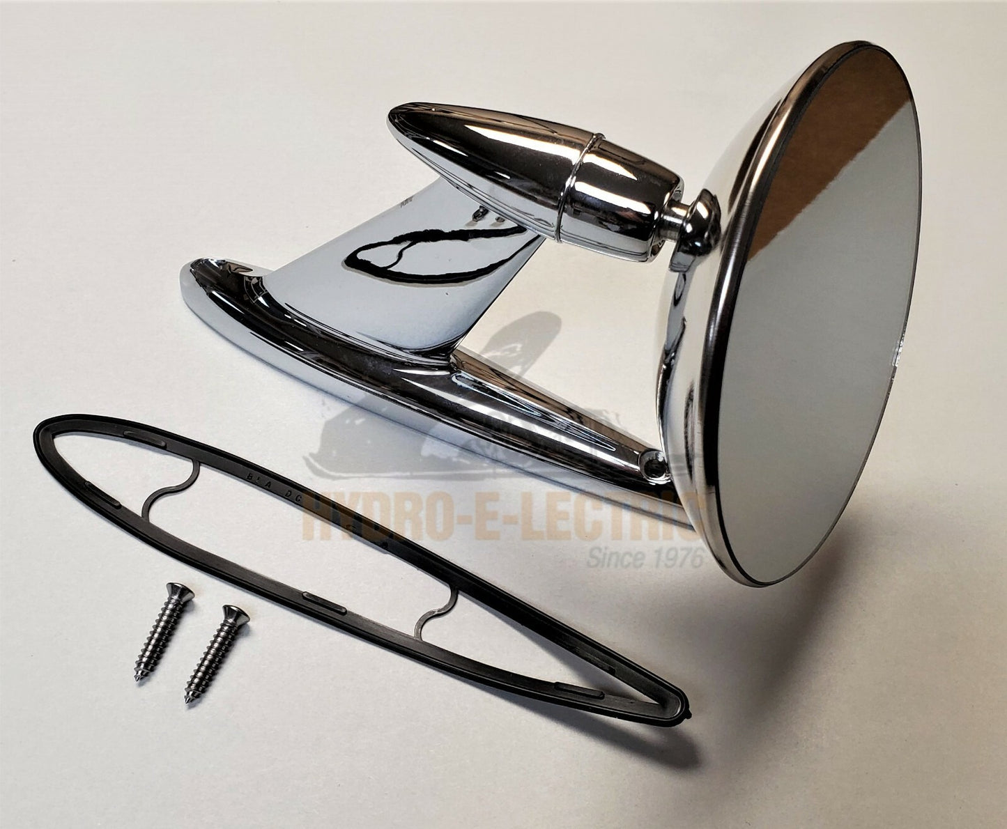 NEW 1952-1956 Ford Car All Models- Exterior Rear View Mirror with FoMoCo Script