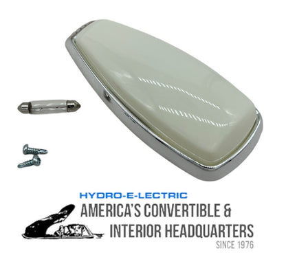 Interior Dome Lamp/Light Base & Lens With Bulb 1967-1969 Chevrolet Camaro