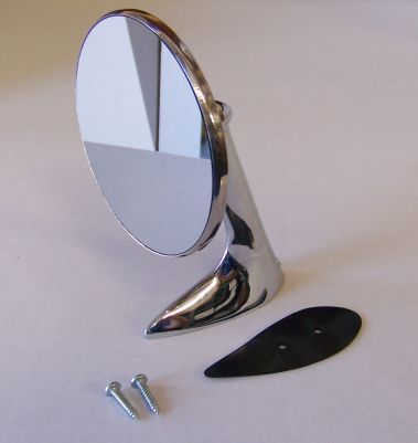 1954-1956 Oldsmobile Chrome Side View Mirror Fits Left or Right Side
