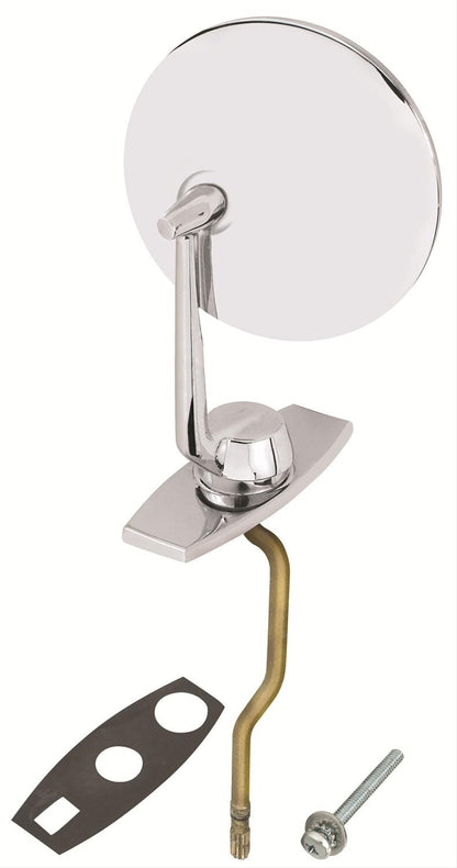 NEW 1967 Cadillac Remote Side Mirror w/ Adjustment Knob - Driver Side