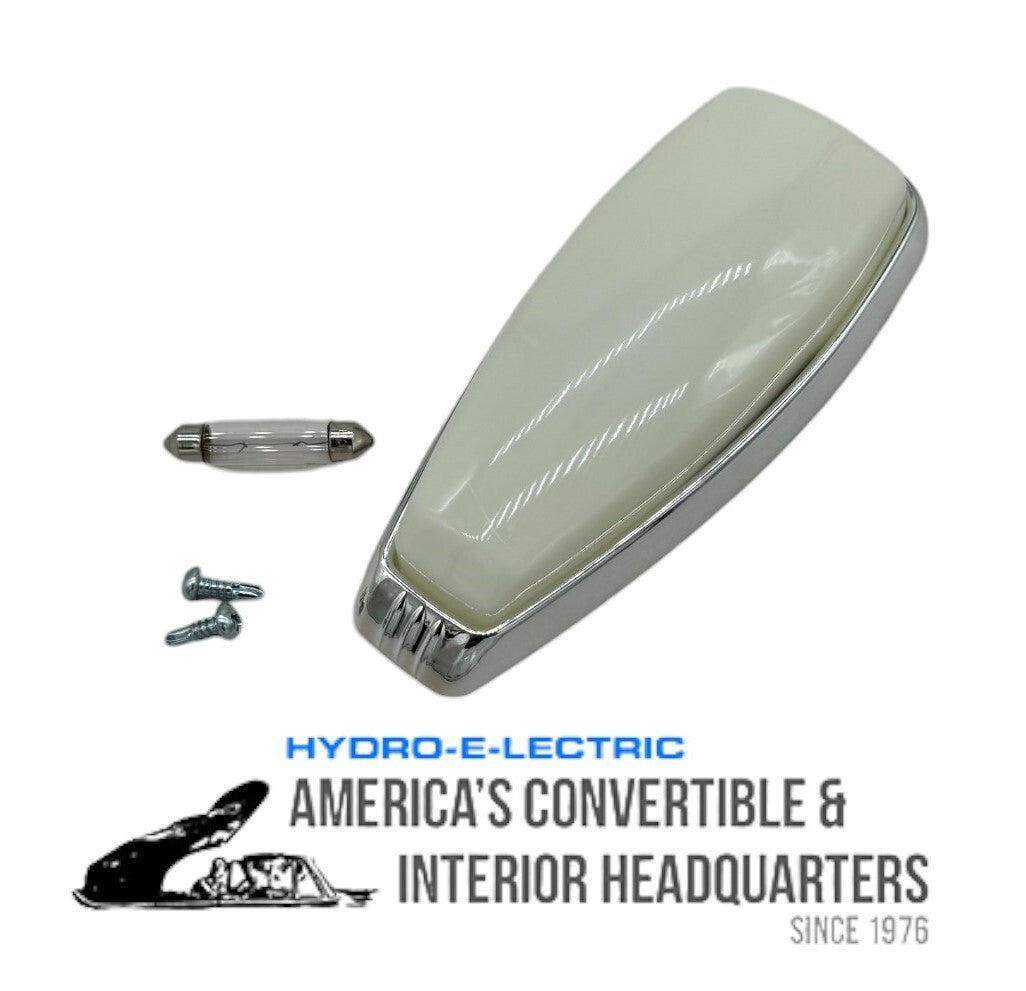 Interior Dome Lamp/Light Base & Lens With Bulb 1967-1969 Chevrolet Camaro