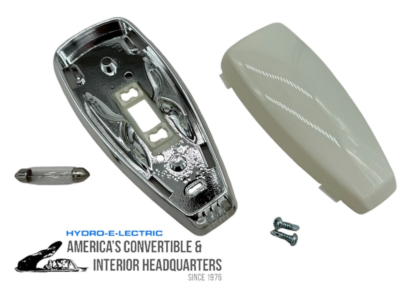 Interior Dome Lamp/Light Base & Lens With Bulb 1967-1969 Chevrolet Camaro