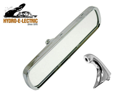 Chrome Interior Rear View Mirror & Bracket 1953-1954 Chevrolet Hardtop