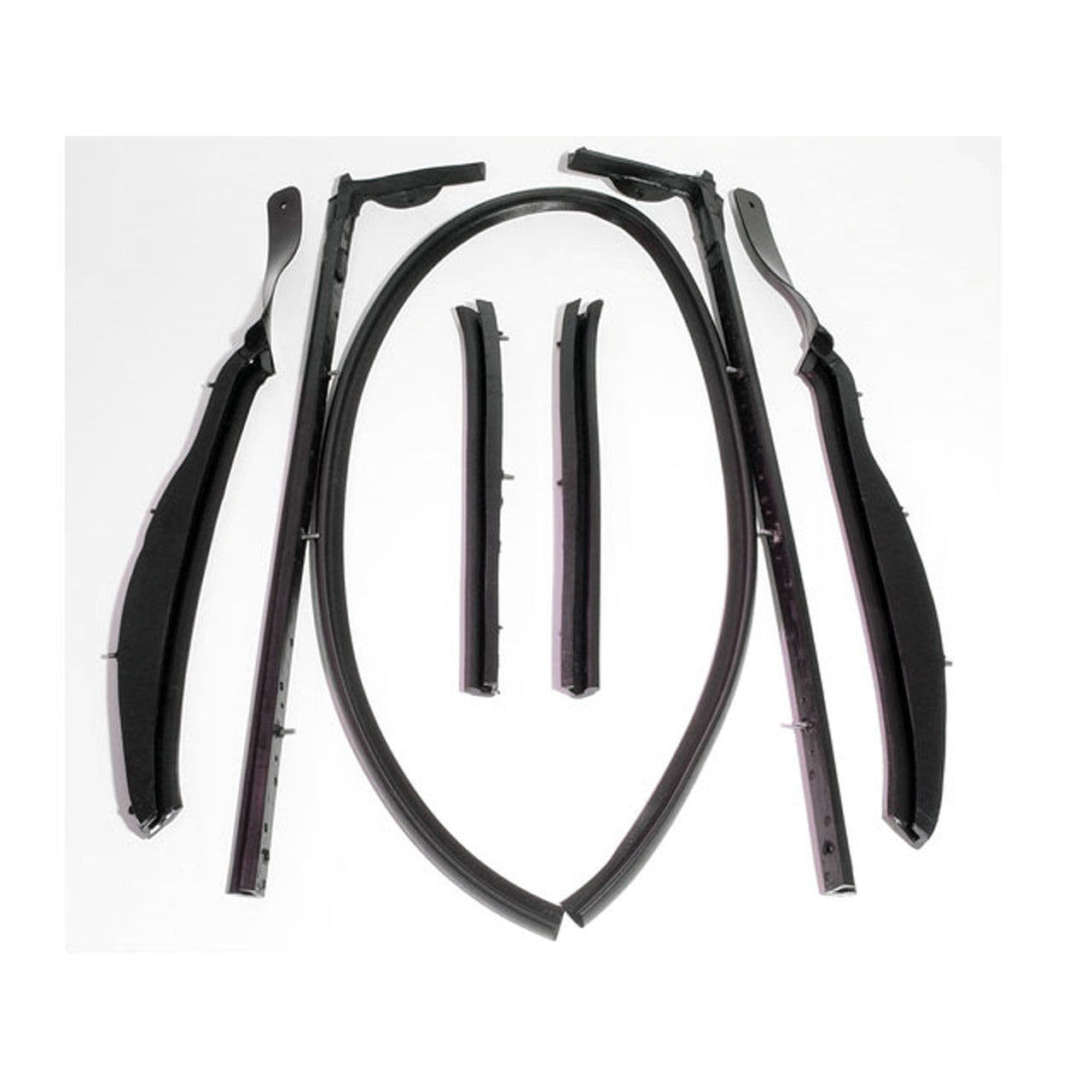 1961-1964 GM B-Body Convertible Top Seal Weatherstrip Kit- 8 piece
