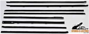 Beltline Weather Strip Felt 8 Piece Kit, 1963 Ford Galaxie Convertible