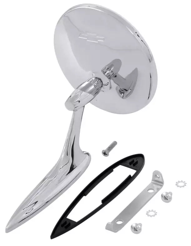 Chrome Exterior Side View Mirror - Pair, 1963-1965 Chevrolet 