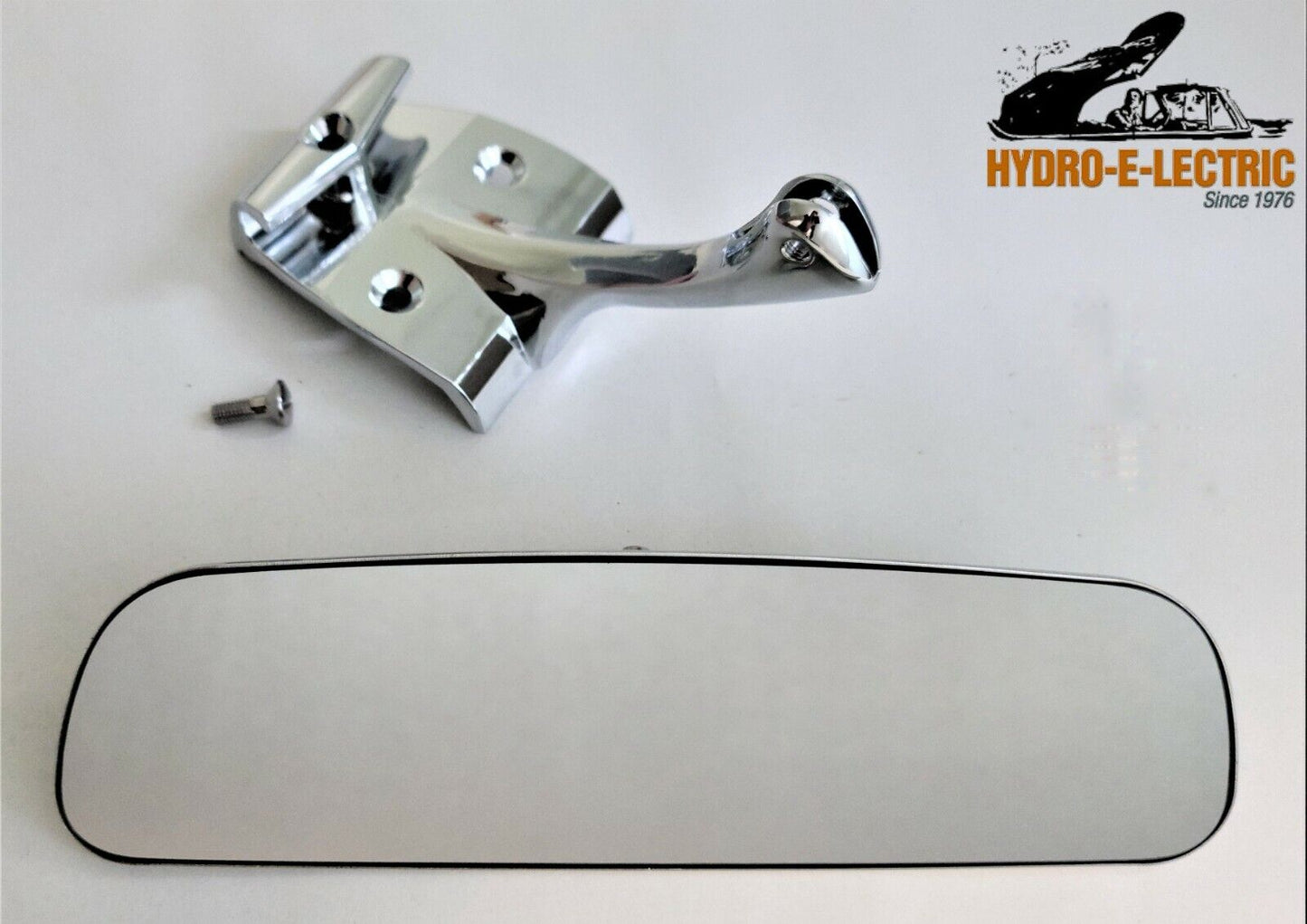 Interior Rear View Mirror & Bracket, Chrome 1965-1966 Chevrolet Impala Convertible