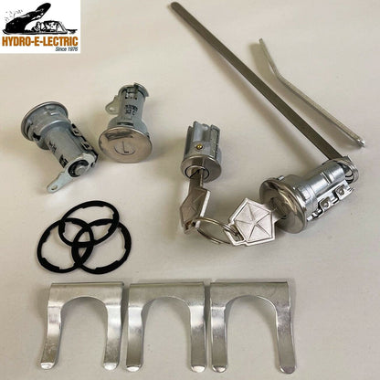 Ignition, Door, & Trunk Lock Set-Chrysler Keys, 1966-1968 select Plymouth and Dodge